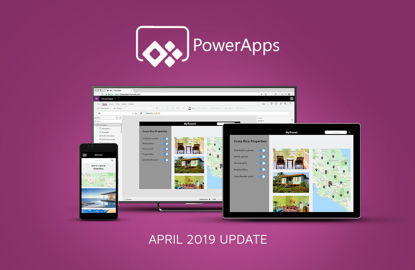 What’s New in PowerApps April 2019 Release What's new in PowerApps April 2019 blog banner