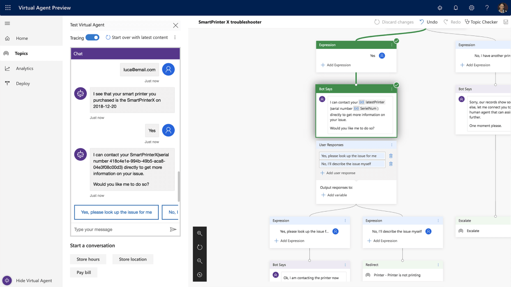 Virtual-Agent-for-Customer-Service